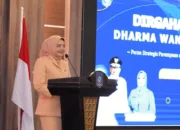 Sri Rahayu Mulya Bacakan Sambutan Ketua Umum DWP
