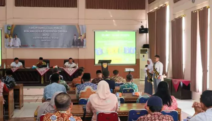 Bahas RKPD 2025, Pemkab Bengkulu Selatan Gelar Forum Konsultasi Publik, Berikut Ini Tujuannya