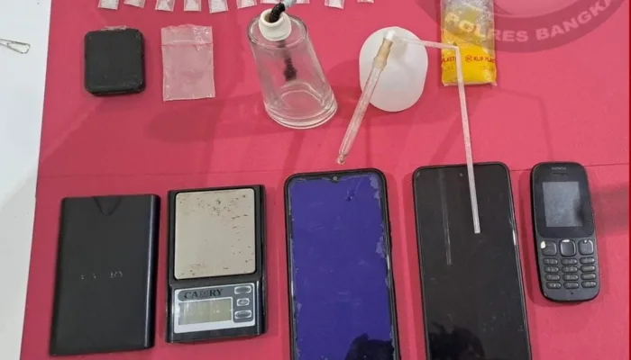 10 Paket Diduga Sabu Ditemukan di Kontrakan AN