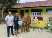 PT Timah Bantu Pembangunan Kantin di SDN 10 Sijuk