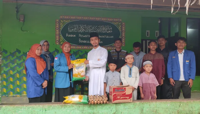 PEDULI! PMII Bengkulu Selatan Salurkan Bantuan Sembako ke Anak Panti Asuhan Hidayatullah