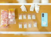 Kurir Ini Bawa 84.38 Gram Sabu