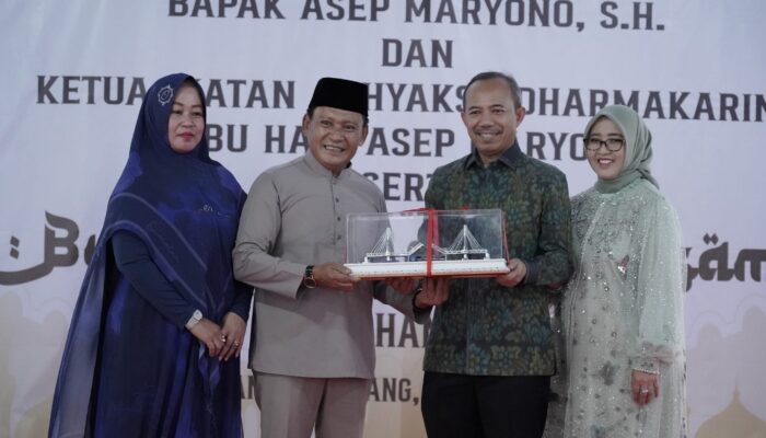Herman Hadiri Silaturahmi Pengantar Tugas Asep Maryono