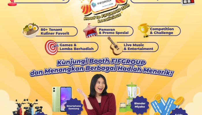 Yudi Senang, FIFGROUP Hadir di Festival Foodies Palembang 2024