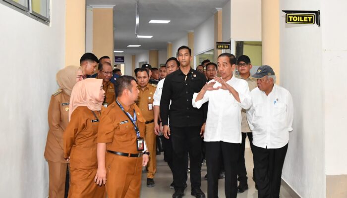 Presiden Tinjau Fasilitas dan Alkes di RSUD Toto Kabila