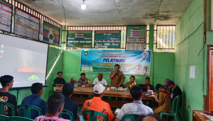Jadi Contoh, Desa Gedung Agung Latih Warganya Beternak Kambing Konsep Modern