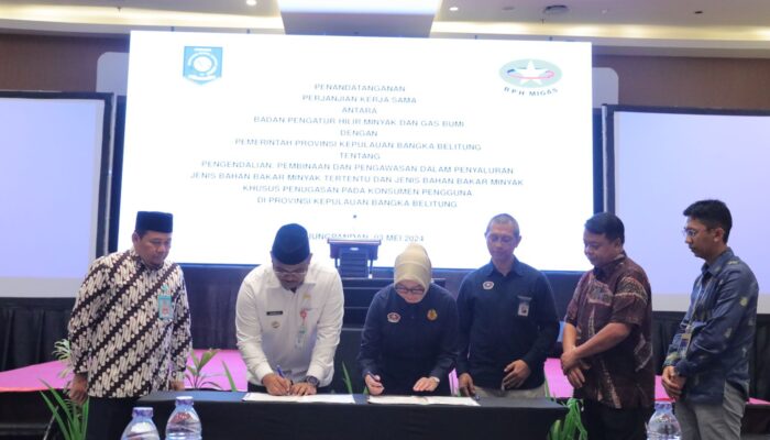 Penjabat Gubernur Tandatangani PKS Dengan BPH Migas