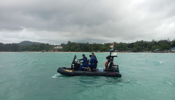 7 Personel Polairud Amankan Event Sungailiat Triathlon