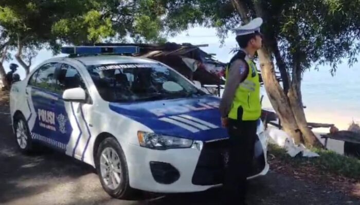 Satlantas Patroli di Objek Wisata