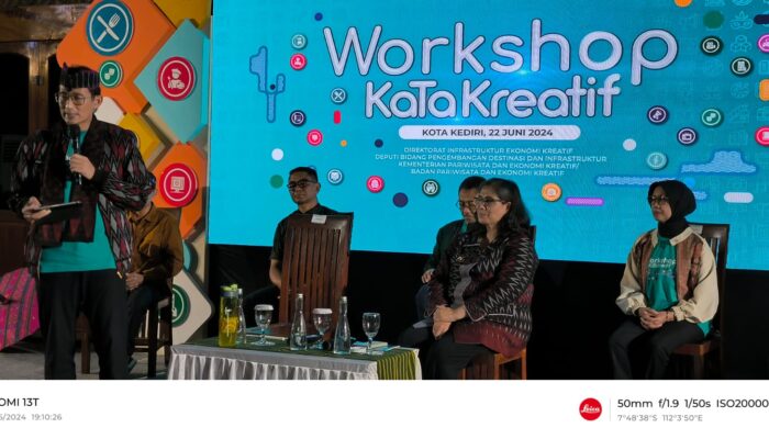Sandiaga Uno Buka Workshop KaTa Kreatif di Kediri