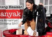 Saat Bawain Barang Banyak, Begini Cara Aman Berkendara Ala Honda Babel