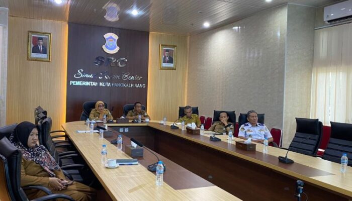 Hadir Secara Virtual, Pemkot Pangkalpinang Hadiri Rakor Pengendalian Inflasi