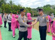 30 Personel Polres Bangka Selatan Naik Pangkat