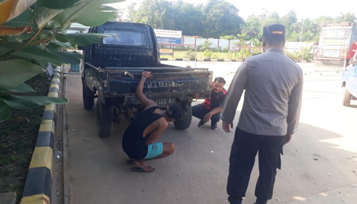 Tertibkan Pengerit, Polsek Tempilang Temukan 2 Tangki Modif