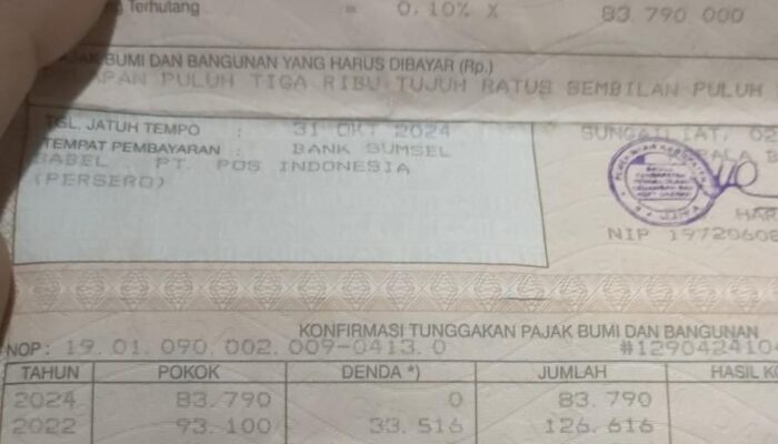 Setiap Tahun Bayar PBB, Warga Dusun Ini Heran dan Kaget Ketika Terima SPT