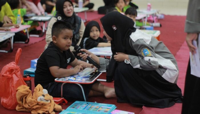 Pelajar Program Pemali Boarding School, Gelar Lomba Mewarnai Kemerdekaan