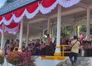 Budi Pimpinan Upacara Peringatan Hari Pramuka