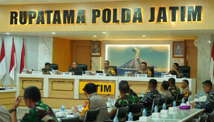 Rakor Pengamanan Pemilukada Serentak di Mapolda