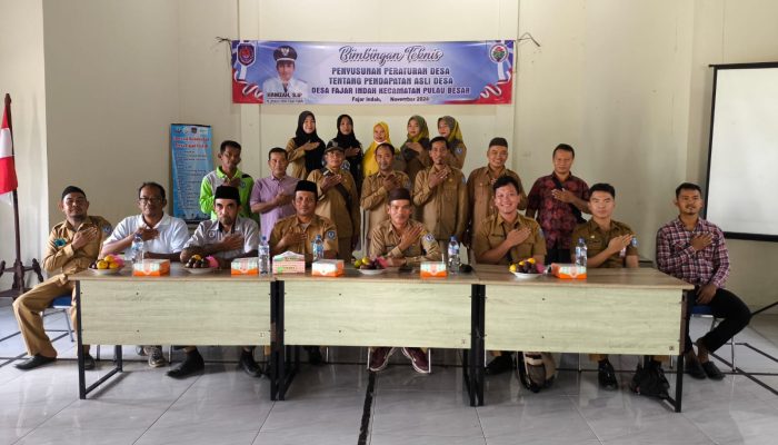 Desa Fajar Indah Gelar Bimtek Penyusunan Perdes
