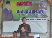 Subhan Tampung Aspirasi Warga Kenanga