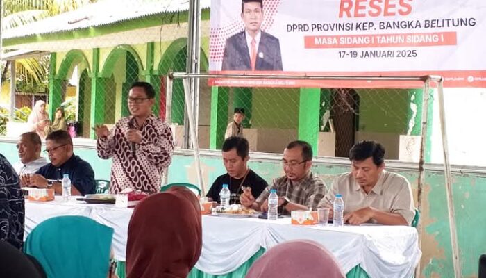 Meski Diguyur Hujan, Dody Kusdian Tetap Gelar Reses