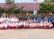 Upacara Bulanan Bersama Pelajar SD Negeri 8 Toboali