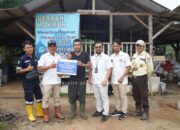 PT Timah Bantu Peternak Kambing Kembangkan Kandang