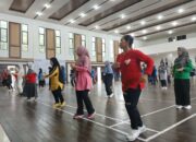 Senam Bersama Dengan Mitra Kerja dan Masyarakat