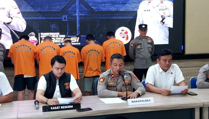 Wakapolres Pimpin Konferensi Pers 3 Kasus Sekaligus