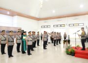 Kapolda Pimpin Upacara Sertijab 4 PJU dan 5 Kapolres Jajaran