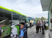 Jamaah Haji Bangka Barat Tiba di Asrama Haji Babel