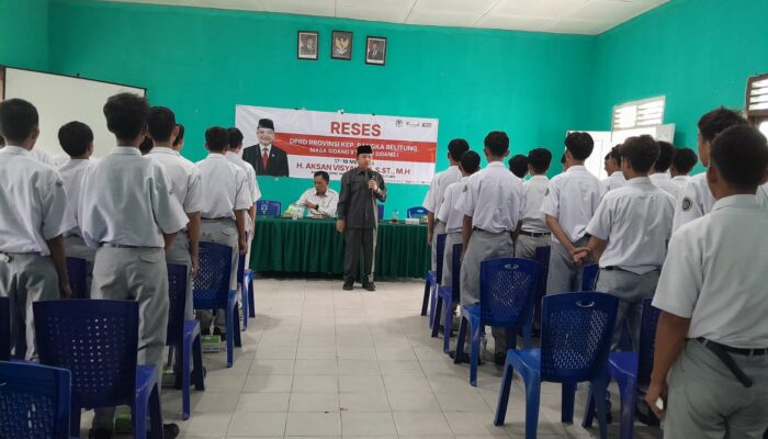 Reses di SMK Muhammadiyah Parit Padang, Aksan Serap Aspirasi Guru dan Siswa