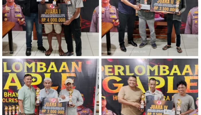 Kapolres Ucapkan Selamat Kepada Pemenang