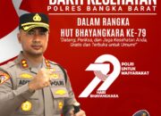 Besok, Polres Bangka Barat Gelar Pengobatan Gratis