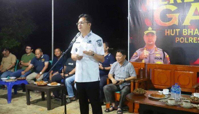 Markus Hadiri Open Turnamen Gaple Polres Bangka Barat