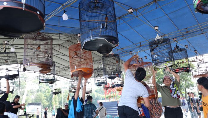 Ratusan Burung Berkicau Ramaikan Taman Bhaypark