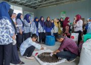 PT Timah Latih Ibu-ibu  Sungailiat Olah Sampah