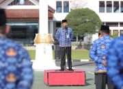 Arahan Penjabat Sekda Saat Upacara Bulanan