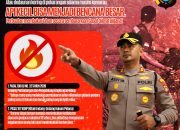 Warning Keras Kapolres: Stop Bakar Lahan, Hutan dan Sampah Sembarangan