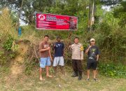 Polres Babar Pasang Spanduk Peringatan Karhutla