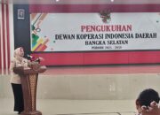 Wabup Hadiri Pengukuhan Pengurus Dekopinda Bangka Selatan