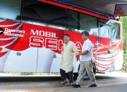 Ratusan Warga Desa Serbu Mobil Sehat PT Timah