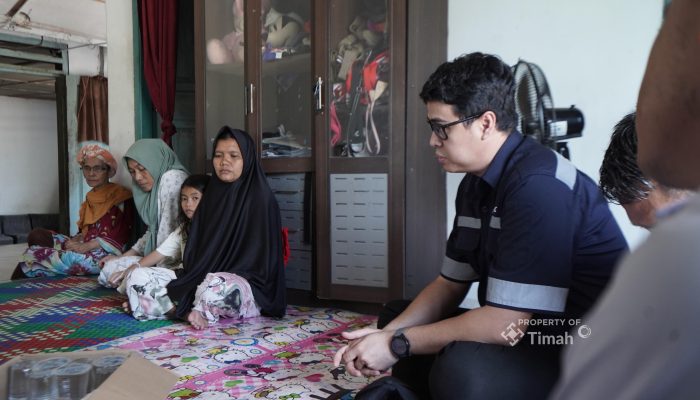 PT Timah Hadir dan Santuni Keluarga Korban Kecelakaan Tambang