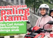Tips #Cari_Aman Berkendara dengan Anak Ala Honda Babel