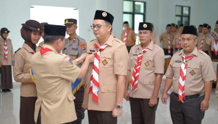 Markus Dilantik Sebagai Ketua Mubicab Gerakan Pramuka