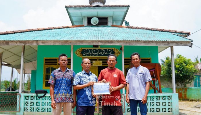 PT TIMAH Tbk Bantu Pembangunan Rumah Ibadah di Pemali