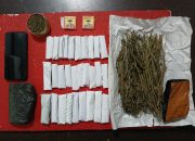Polres Bangka Tengah Amankan Ratusan Gram Ganja Siap Edar