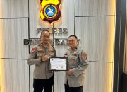 Polres Bangka Barat Sabet Penghargaan Dari KPPN Pangkalpinang
