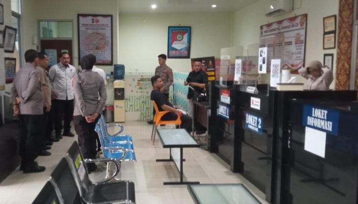 Tim Monev Stamarena Polri Tinjau Pelayanan Publik di Mapolda Dan Polresta Pangkalpinang