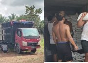 Satgas Halilintar Grebeg Gudang Penyimpanan Timah di Toboali